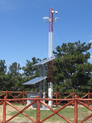 Forest Fire Protection System Antenna Base
